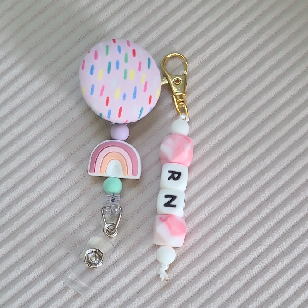 RN Badge Reel & Keychain